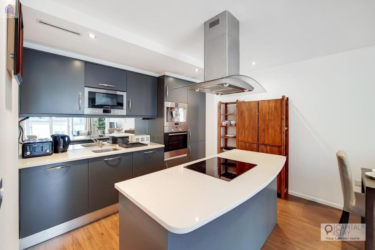 Fully Serviced Two Bed Apartment By Excel & O2 London Kültér fotó